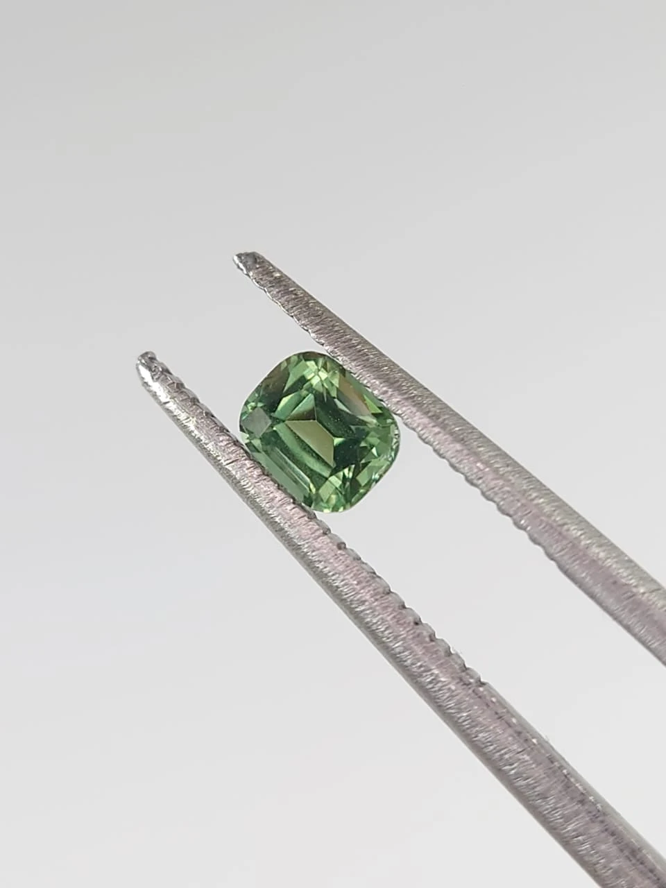 0.33ct Natural Green Tourmaline Cushion Cut Loose Gemstone from Afghanistan — view 5